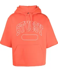 Stüssy Hoodie mit kurzen Ärmeln Orange