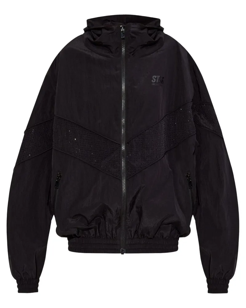 Golden Goose Jacke mit Kristallverzierung - Schwarz Schwarz