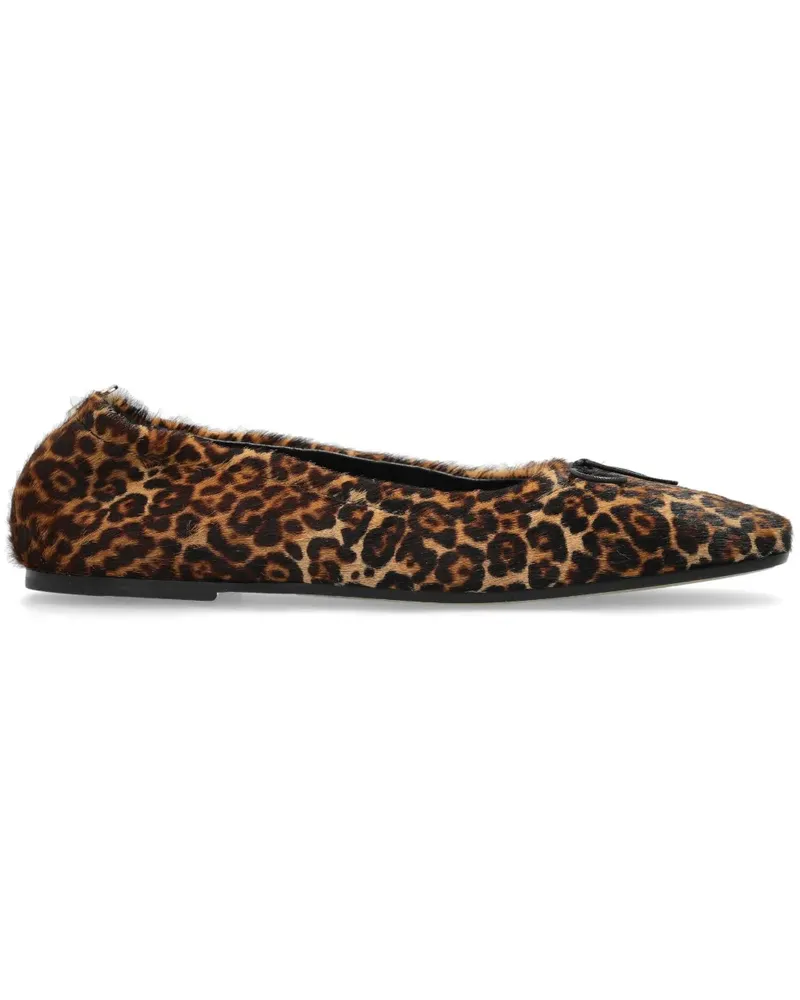 Golden Goose Ballerinas mit Leoparden-Print - Braun Braun