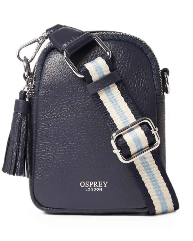 Osprey Stella leather phone bag - Blau Blau