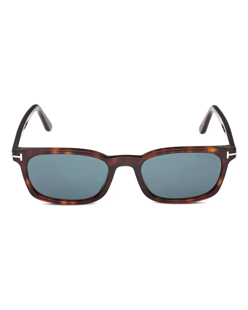 Tom Ford Miles Sonnenbrille mit quadratischem Gestell - Braun Braun