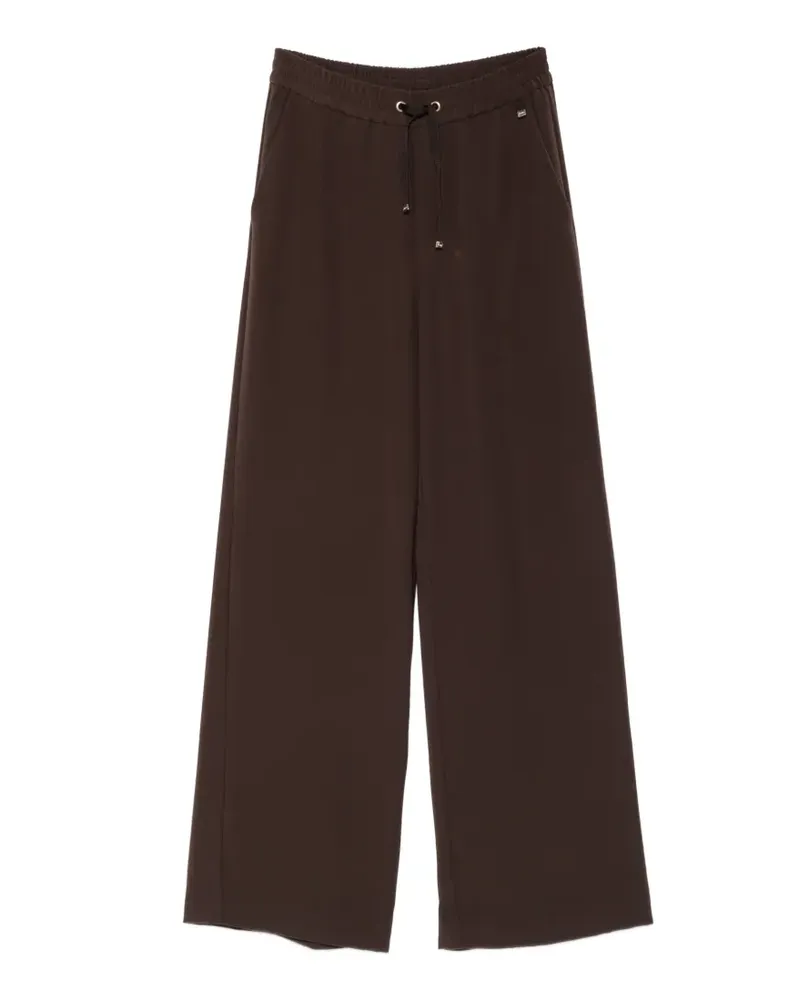 Herno drawstring wide-leg trousers - Braun Braun