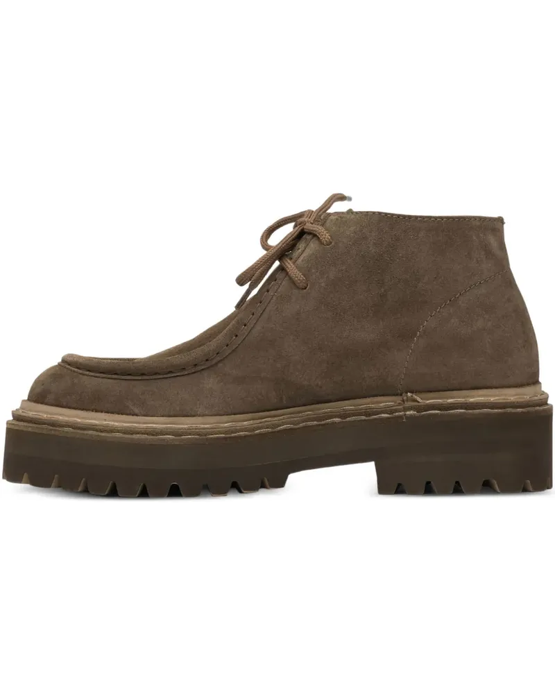 Officine Creative Italia Blossom 002 Schnürstiefel aus Wildleder - Braun Braun