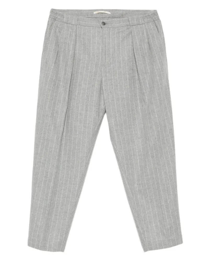 Briglia 1949 Bundfaltenhose mit Nadelstreifen - Grau Grau