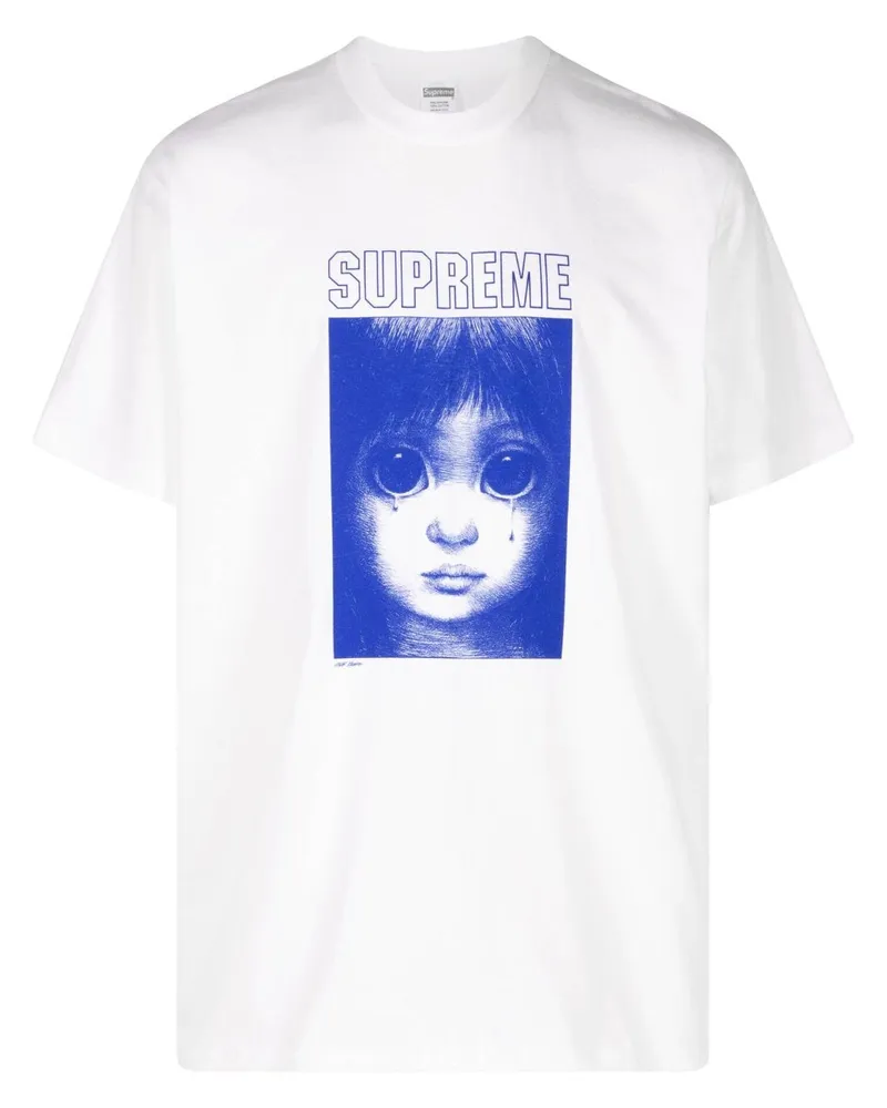 Supreme Being x Margaret Keane Teardrop T-Shirt - Weiß Weiß