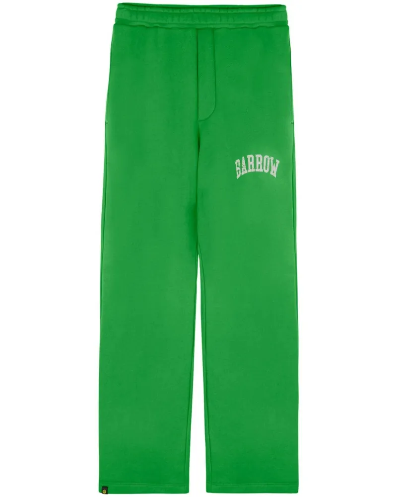 BARROW Jogginghose mit Logo-Print - Grün Grün