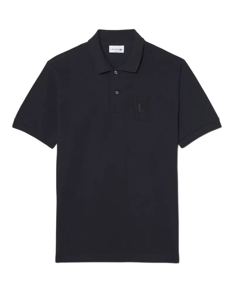 Lacoste Poloshirt mit Applikation - Blau Blau