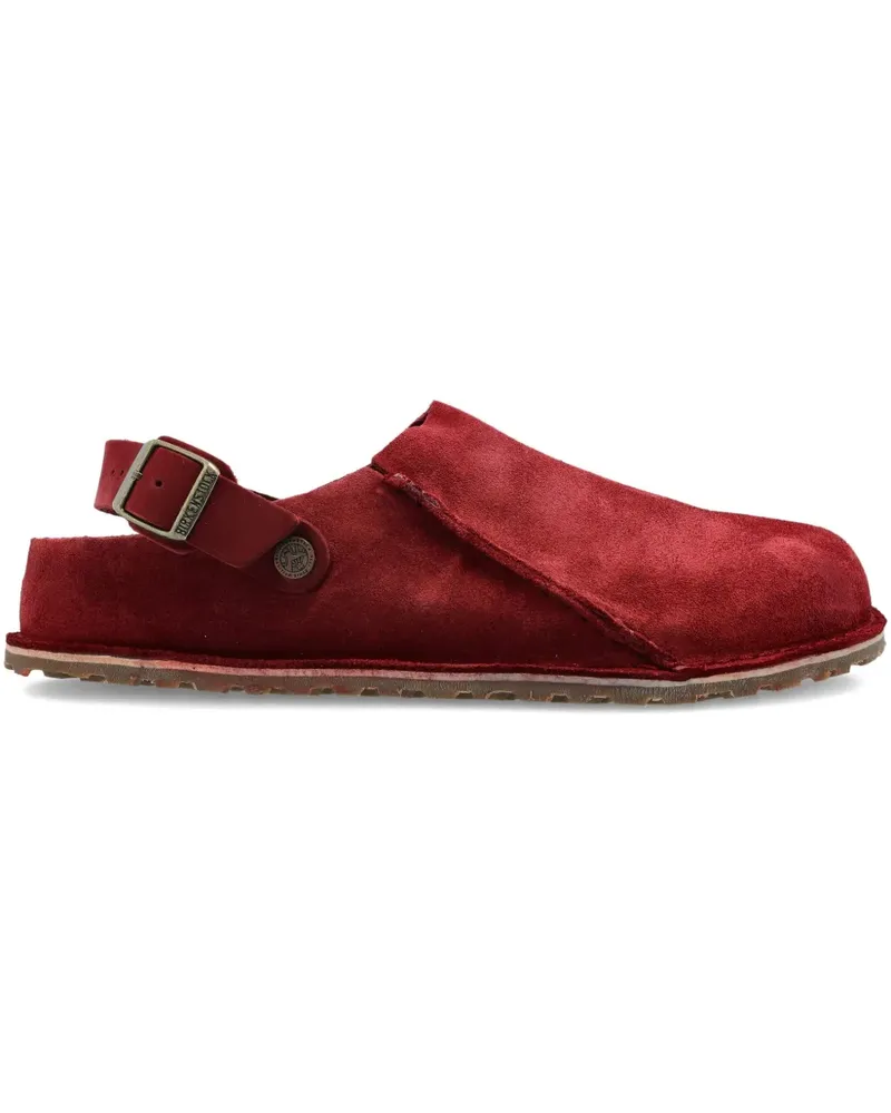 Birkenstock Lutry Premium suede mules - Rot Rot