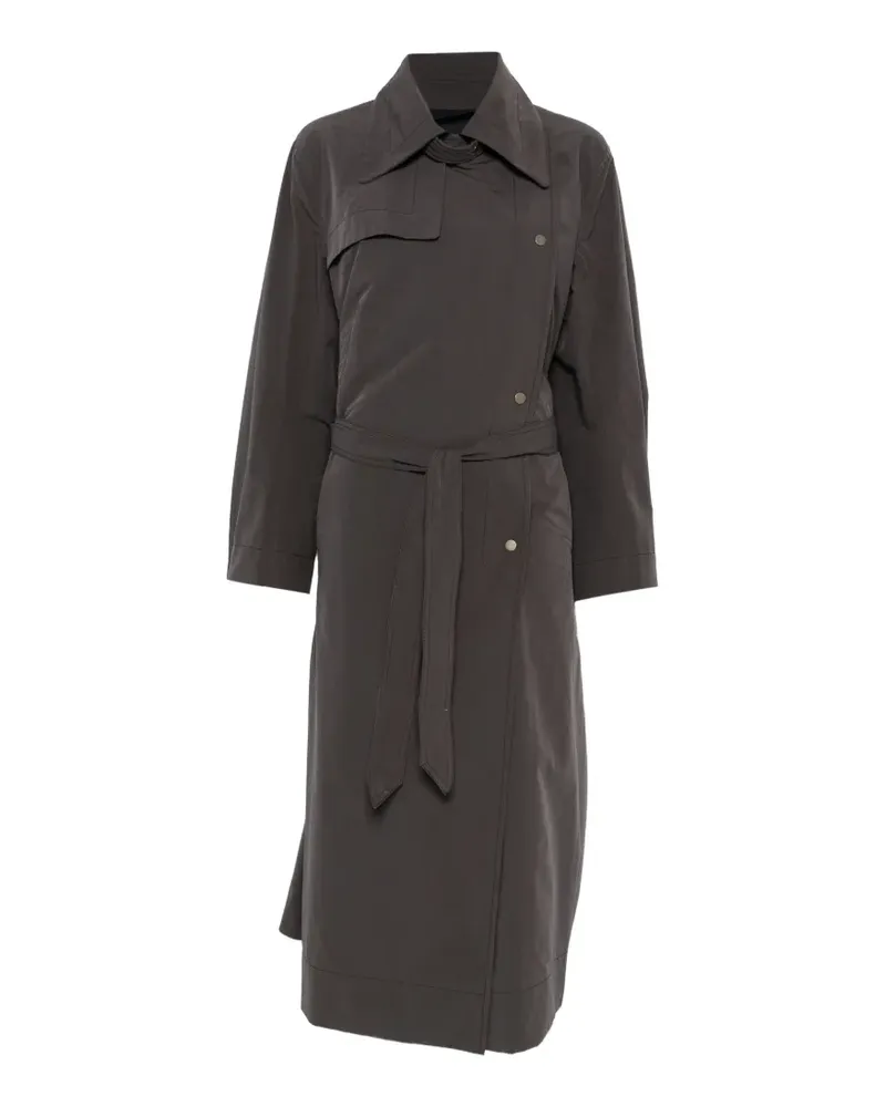 Giorgio Armani belted coat - Grau Grau