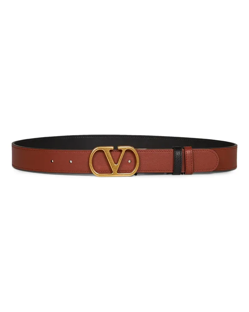 Valentino Garavani reversible VLogo Signature belt - Schwarz Schwarz