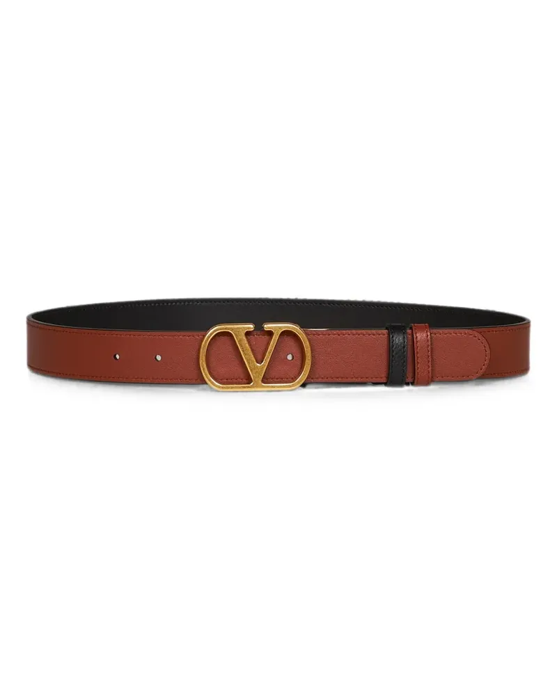 Valentino Garavani reversible VLogo Signature belt - Schwarz Schwarz