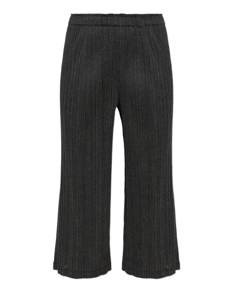 Issey Miyake elasticated pleated trousers - Grau Grau