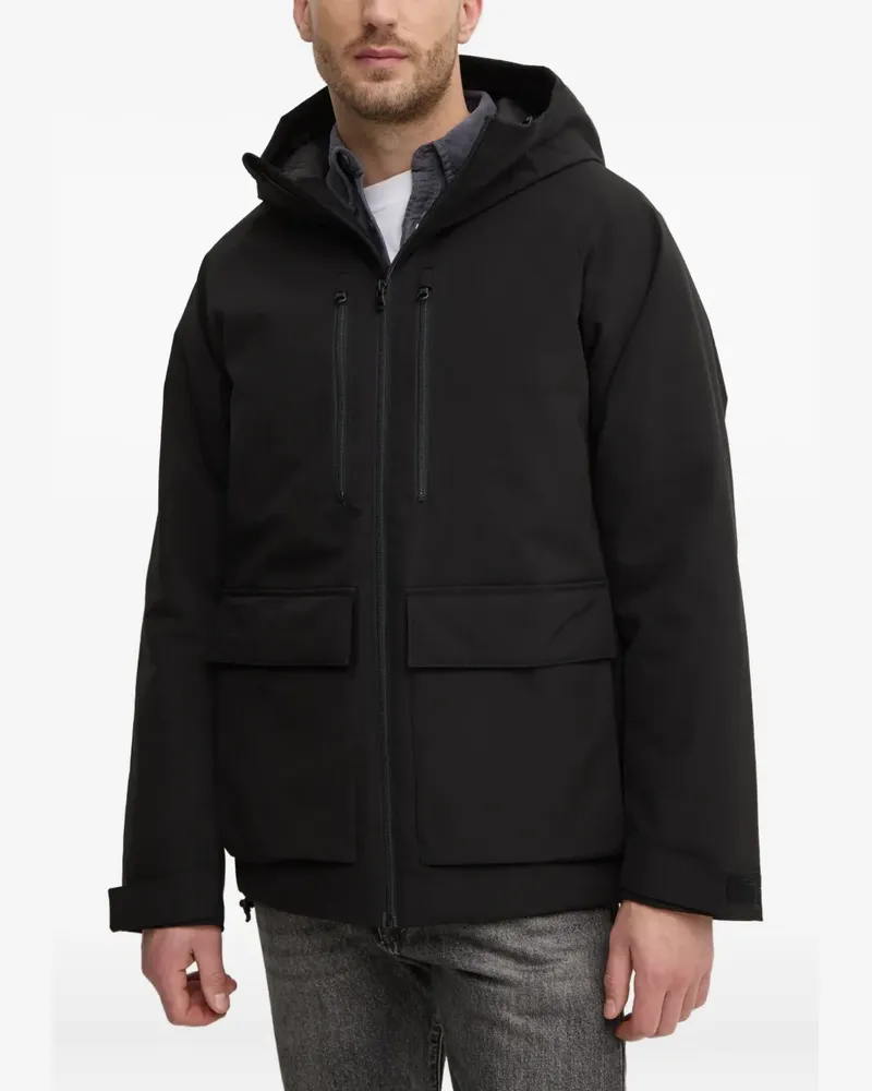 Benetton hooded zip jacket - Schwarz Schwarz