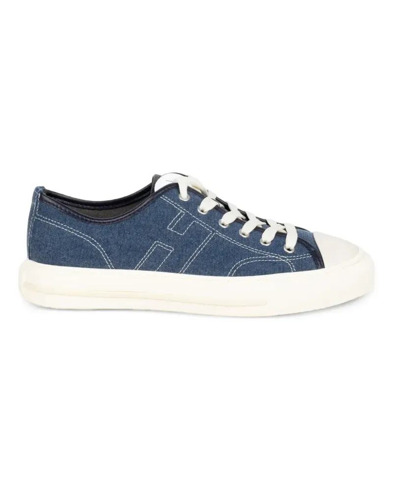 Hogan Sneakers mit Kontrastnähten - Blau Blau