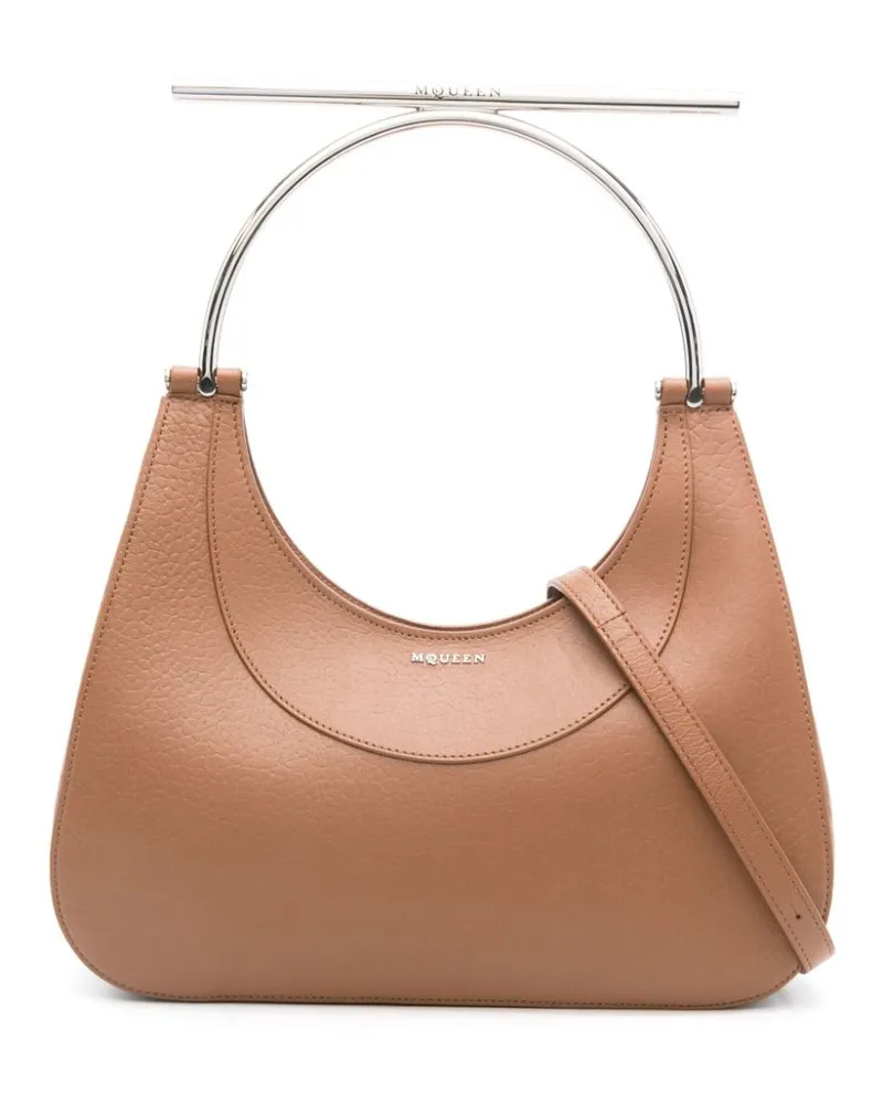 Alexander McQueen Cross-Bar Tote Bag - Braun Braun