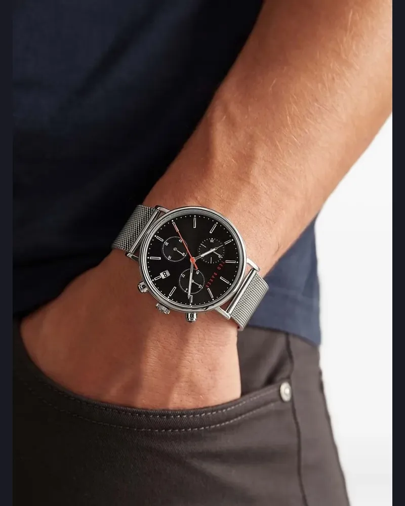Ted Baker Mimosa Chrono 41mm - Silber Silber