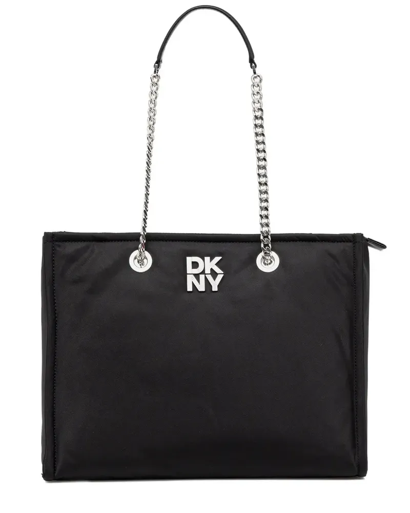 DKNY Shopper mit Logo - Schwarz Schwarz