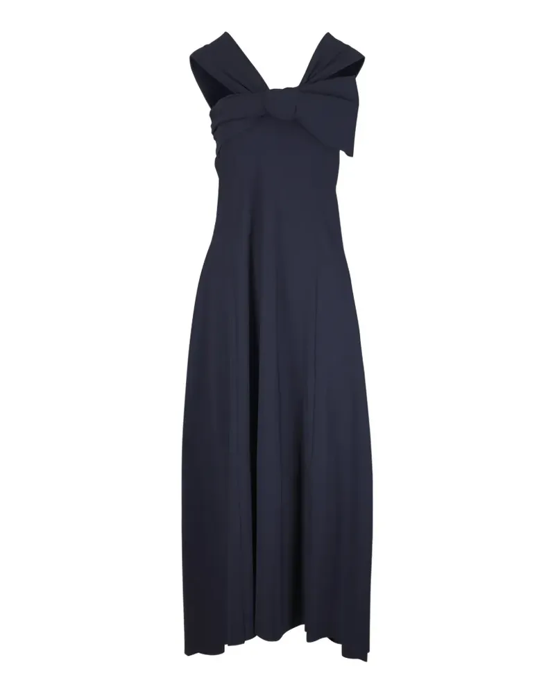 Dorothee Schumacher bow-detail sleeveless dress - Blau Blau