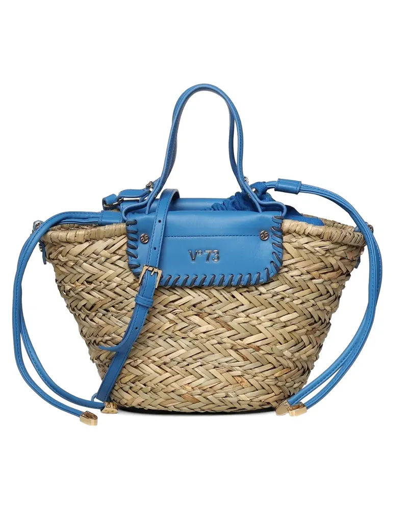 V°73 whipstitch-trim beach-bag - Nude Nude