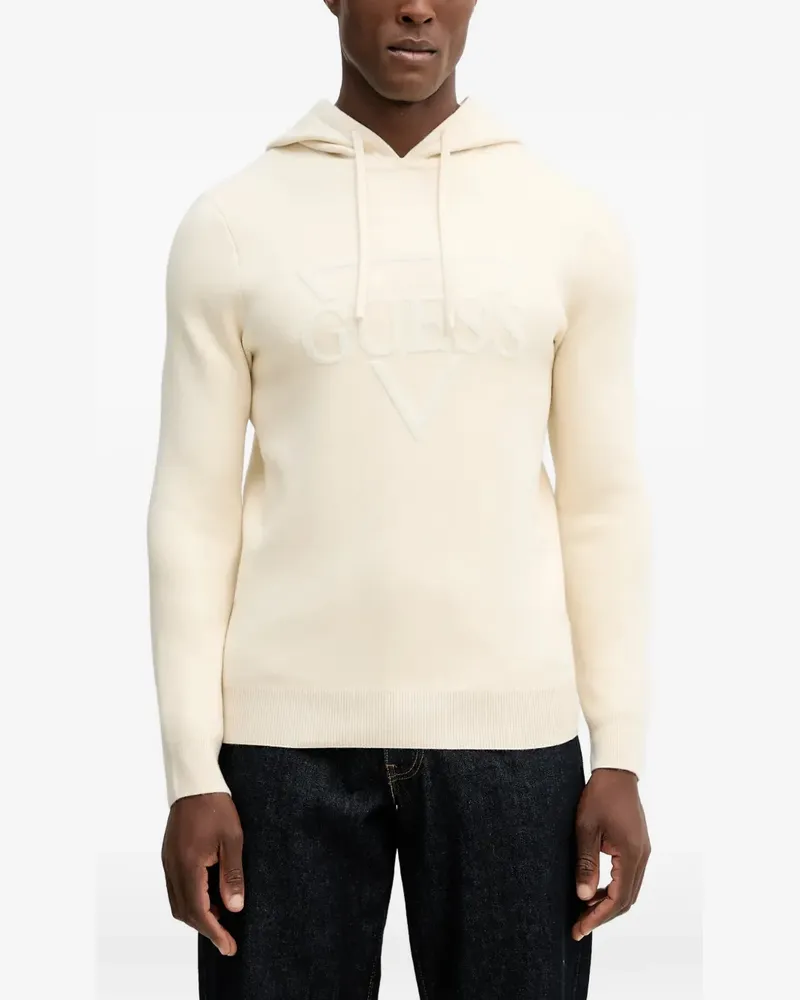Guess Hoodie mit Logo - Nude Nude