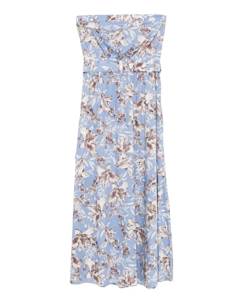 Liu Jo floral maxi dress - Blau Blau