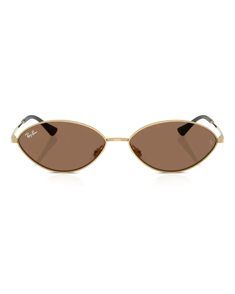 Ray Ban Kai Bio-Based geometric-frame sunglasses - Gold Gold