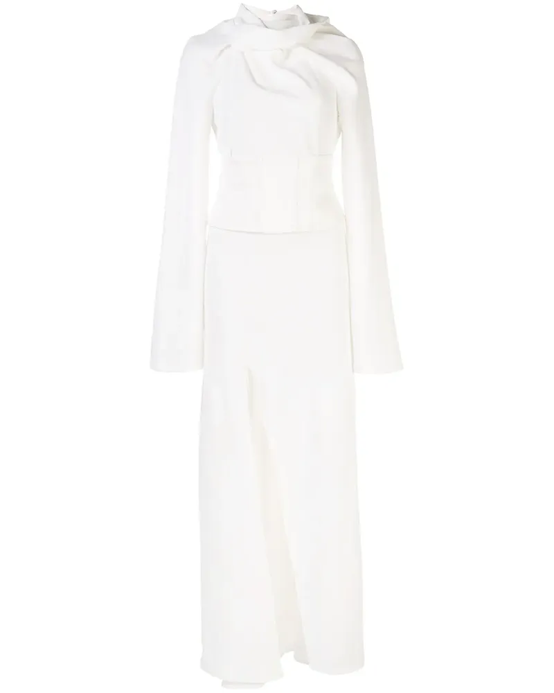 ELLERY Kleid mit langen Ärmeln - Weiß Weiß