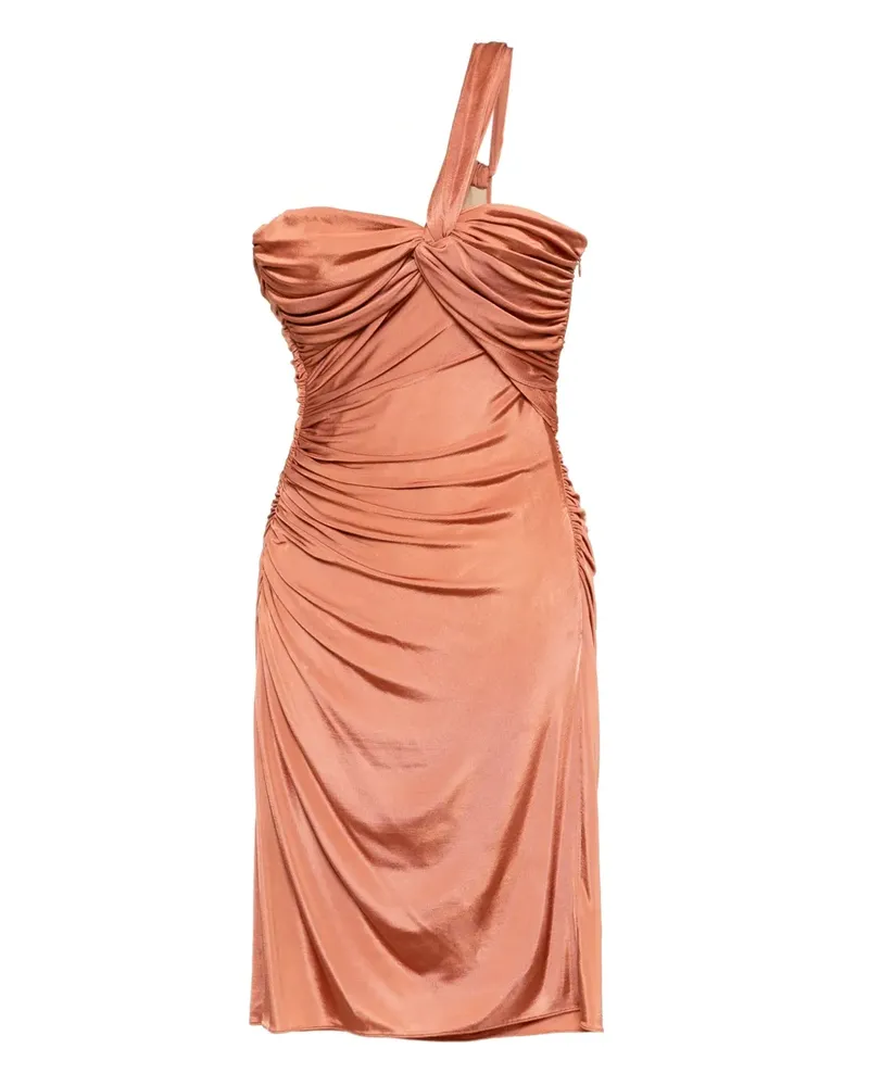 Tom Ford One-Shoulder-Cocktailkleid mit Twist-Front - Rosa Rosa