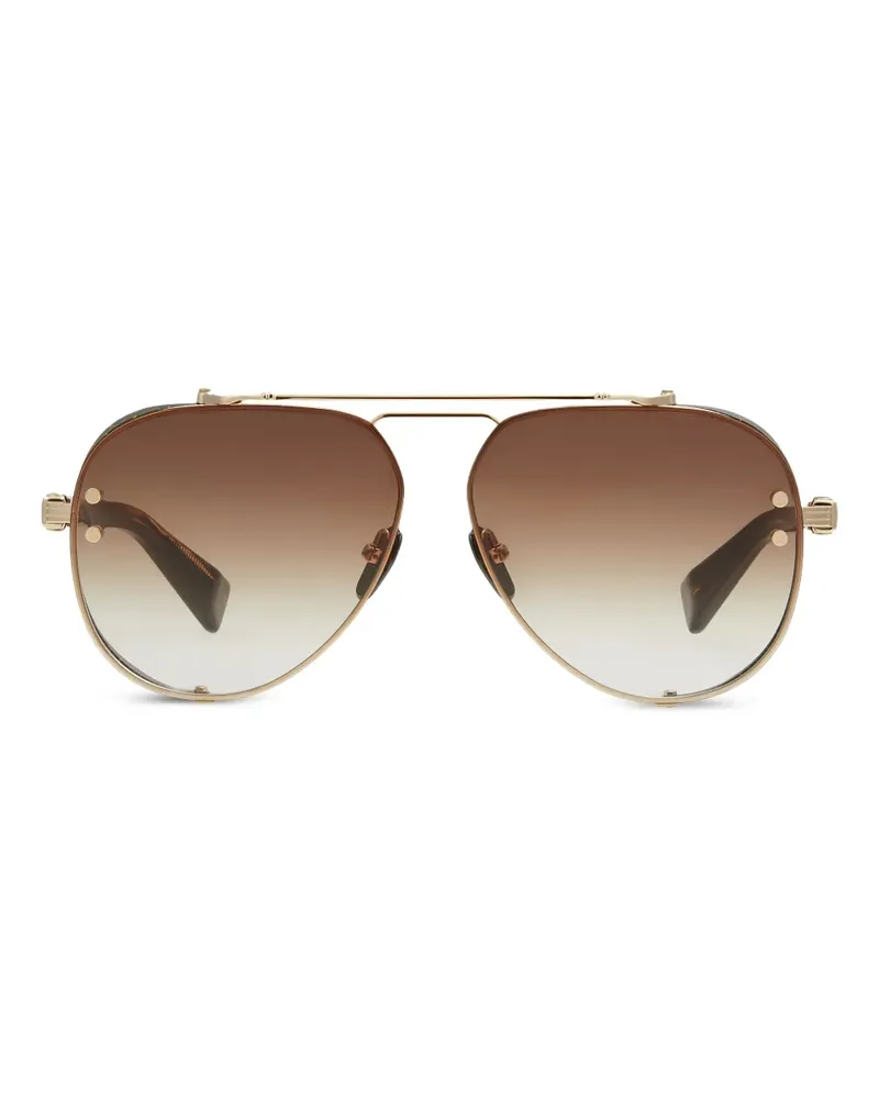 Balmain Getönte Pilotenbrille - Braun Braun