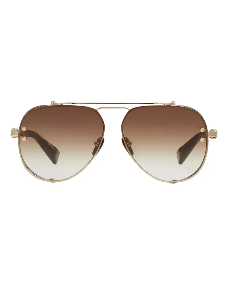 Balmain pilot-frame sunglasses - Braun Braun
