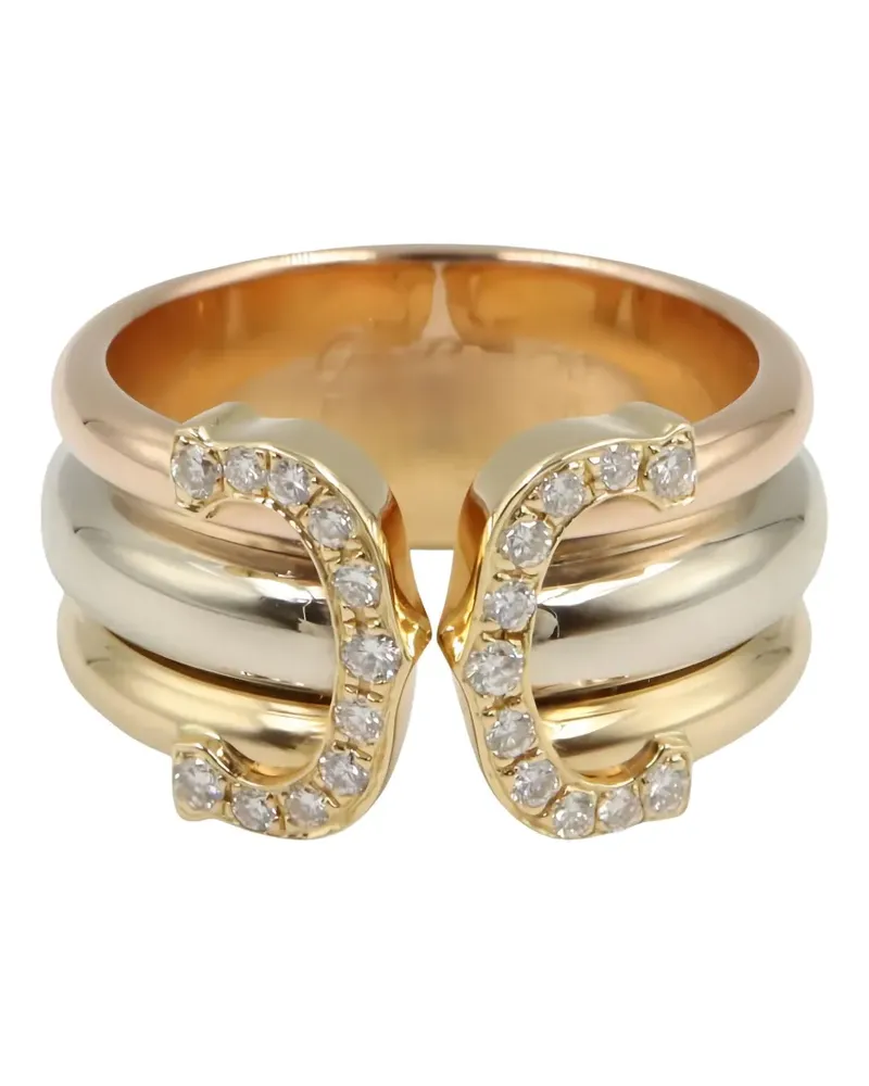 Cartier 2010s 18K gold 2C diamond ring Gold