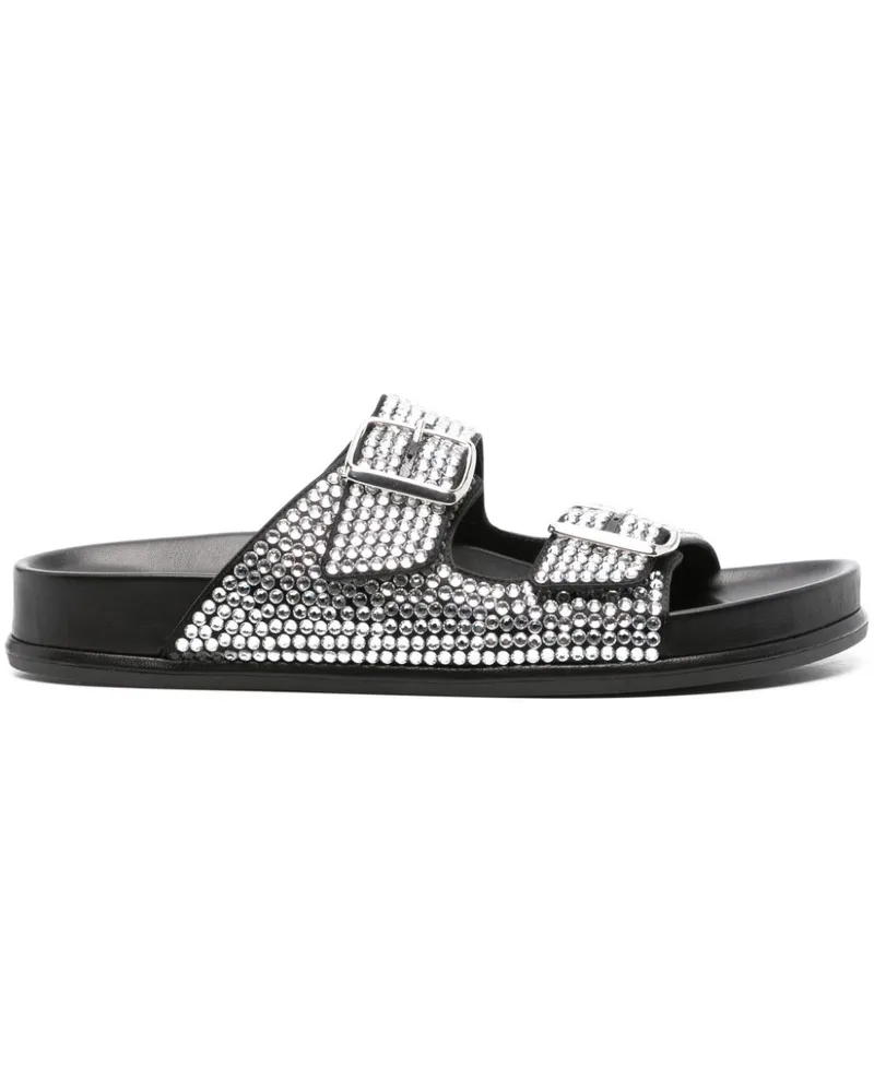 René Caovilla Emma Sandalen mit Kristallen - Silber Silber
