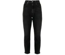 Schmale High-Rise-Jeans