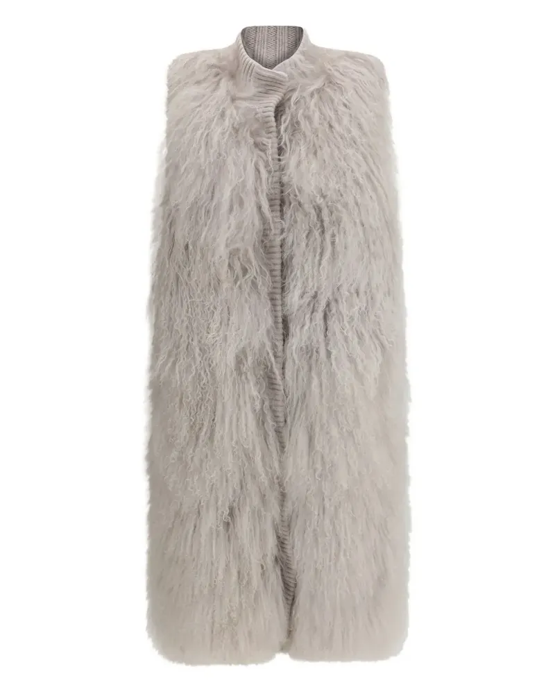 s.w.o.r.d 6.6.44 fur knitted vest - Grau Grau