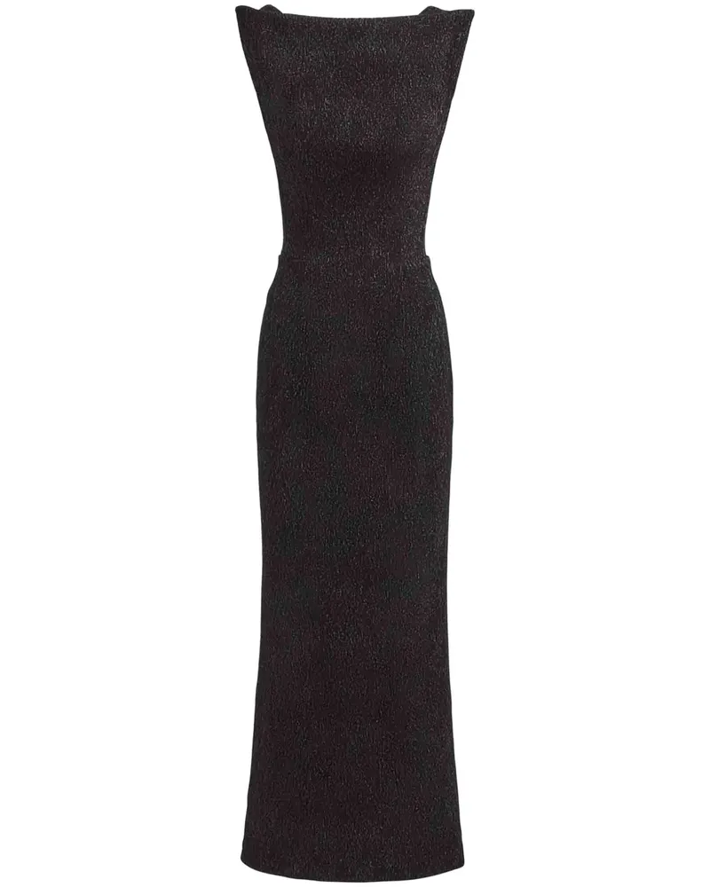Maticevski Singular Maxikleid - Schwarz Schwarz