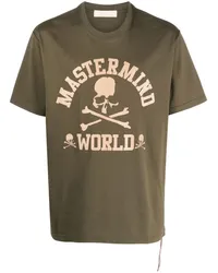 Mastermind World T-Shirt mit Logo-Print Grün