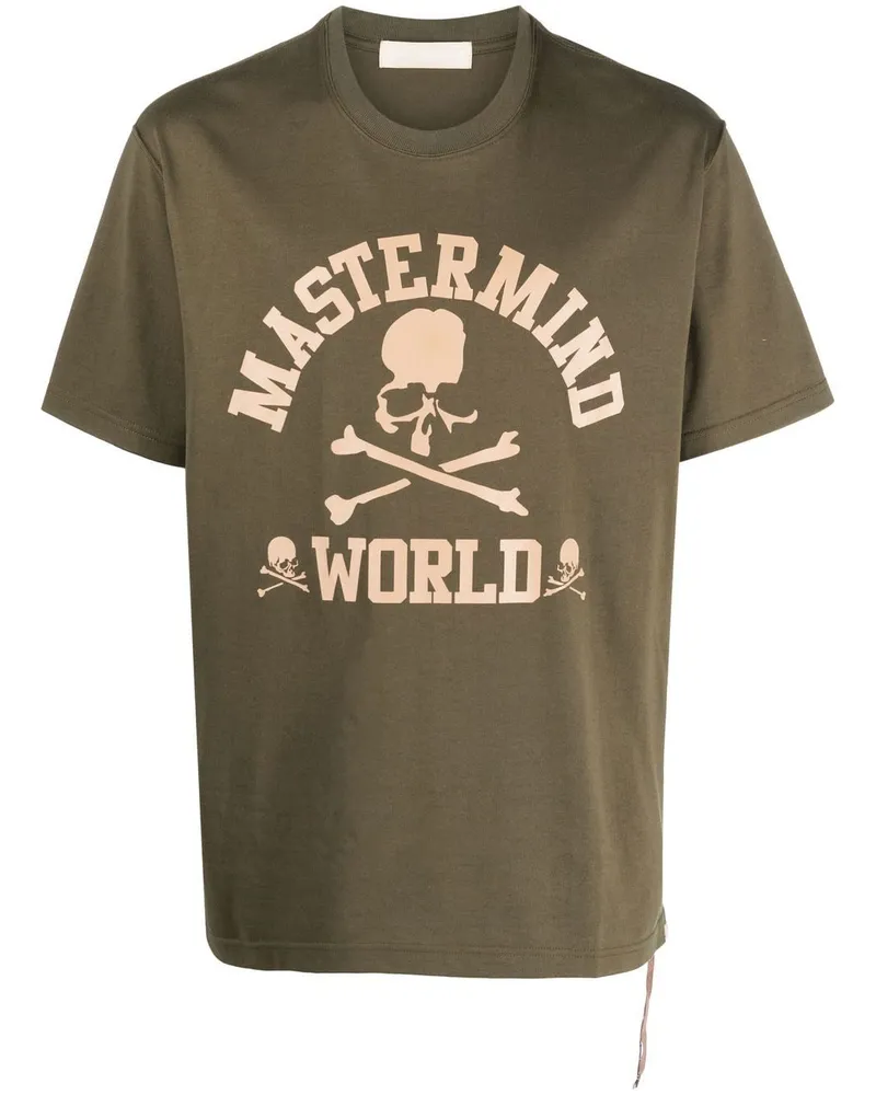 Mastermind World T-Shirt mit Logo-Print - Grün Grün