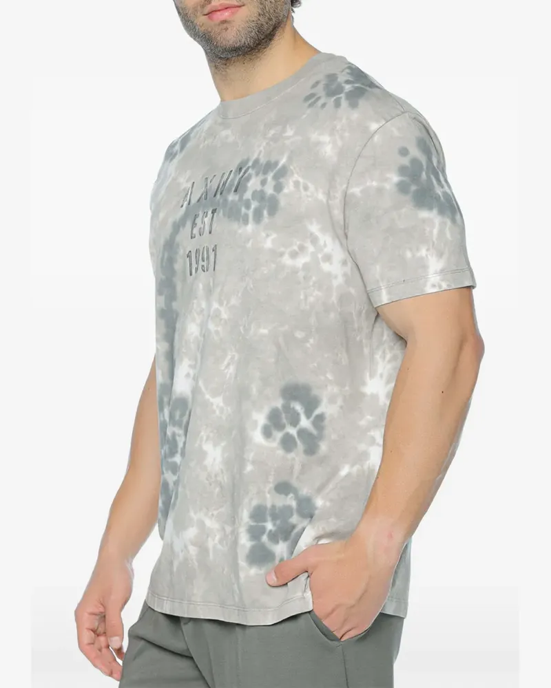 Armani Exchange T-Shirt mit Batikmuster - Nude Nude