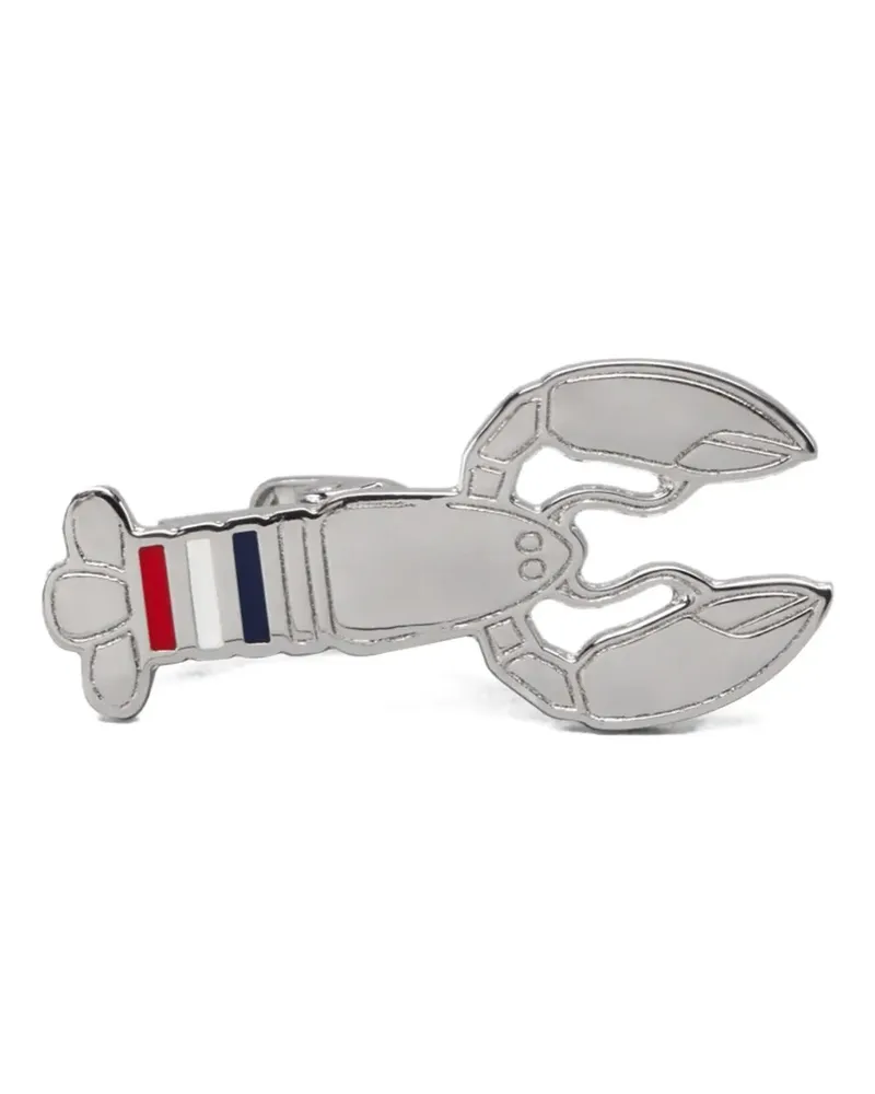 Thom Browne lobster sterling-silver tie bar - Silber Silber