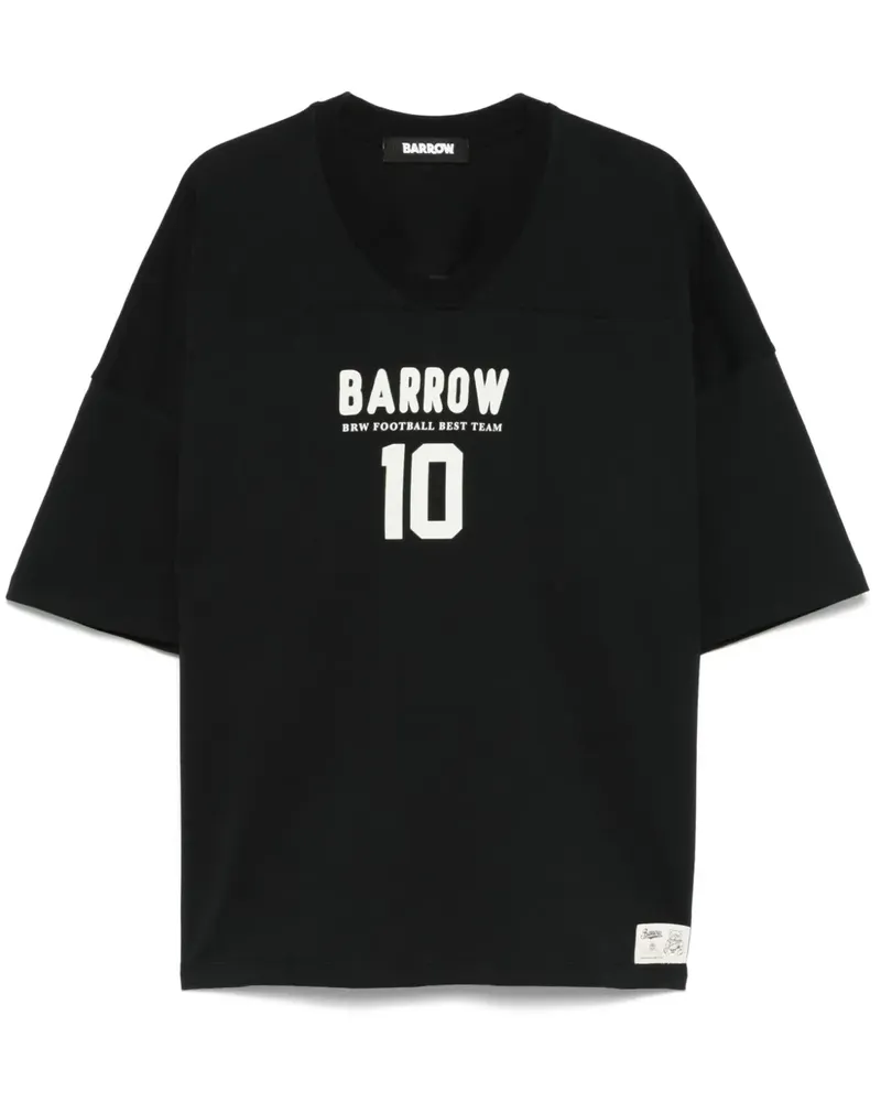 BARROW T-Shirt mit Logo-Print - Schwarz Schwarz