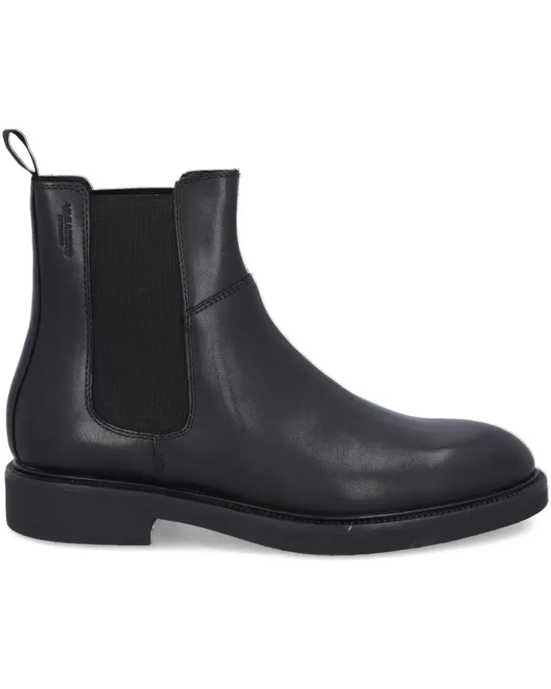 Vagabond Chelsea-Boots aus Leder - Schwarz Schwarz