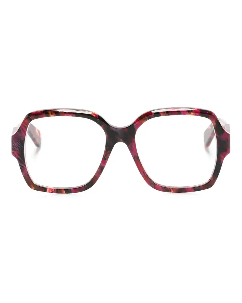 Chloé Brille mit eckigem Gestell - Rosa Rosa