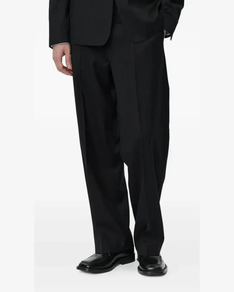 Mfpen single-breasted wool blazer - Schwarz Schwarz