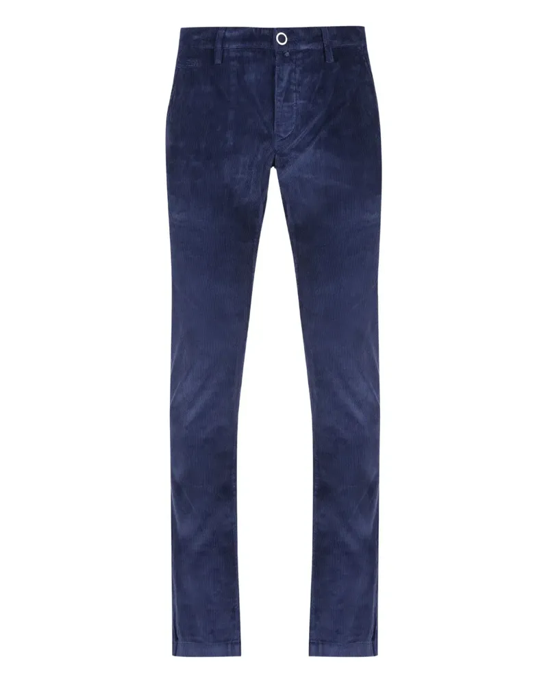 Jacob Cohën Gerippte Hose - Blau Blau