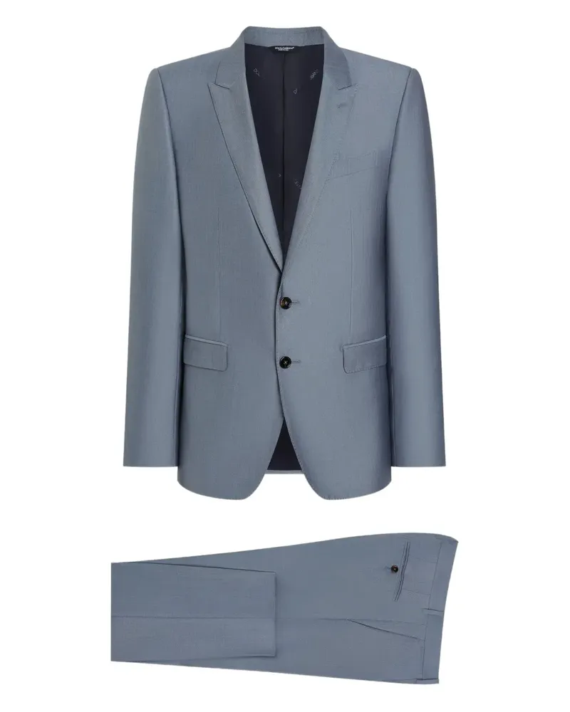 Dolce & Gabbana Anzug mit zwei Knöpfen - Blau Blau
