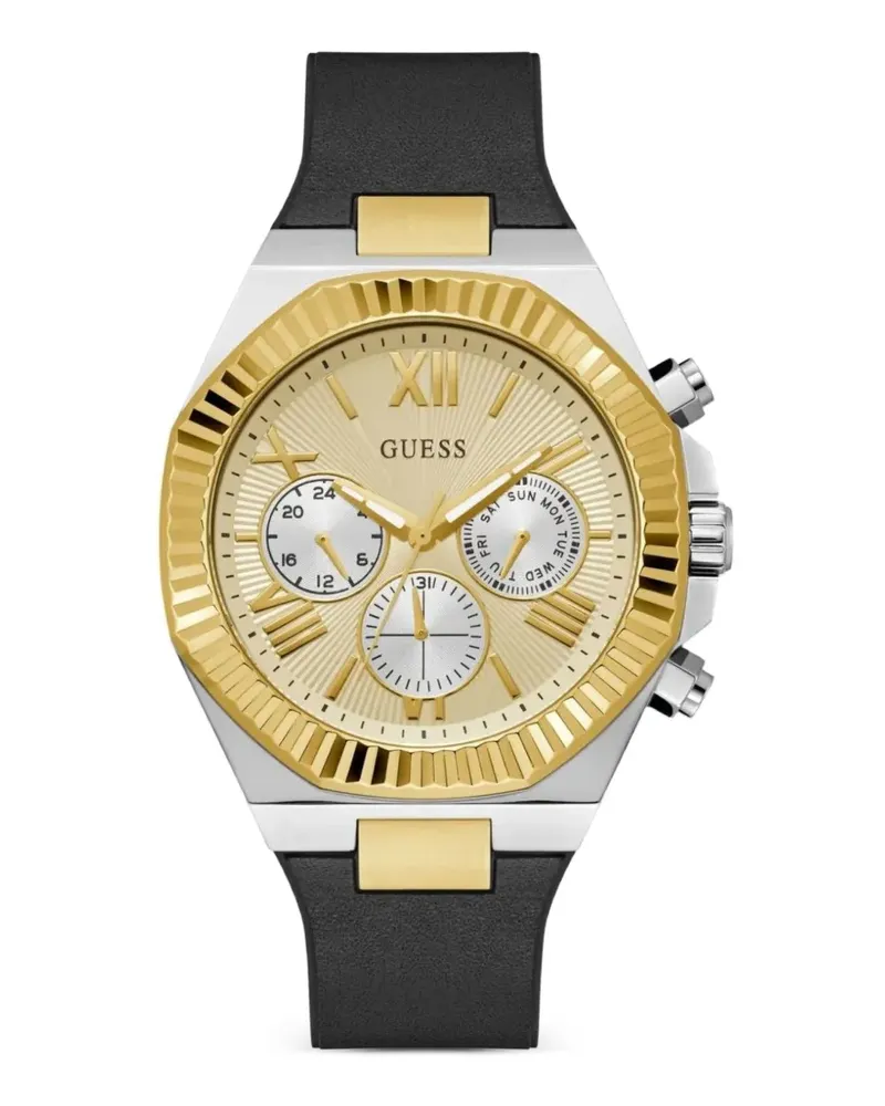Guess round-shape 44mm watch - Gold Gold