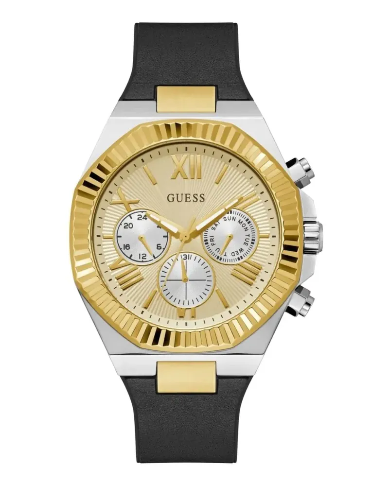 Guess round-shape 44mm watch - Gold Gold