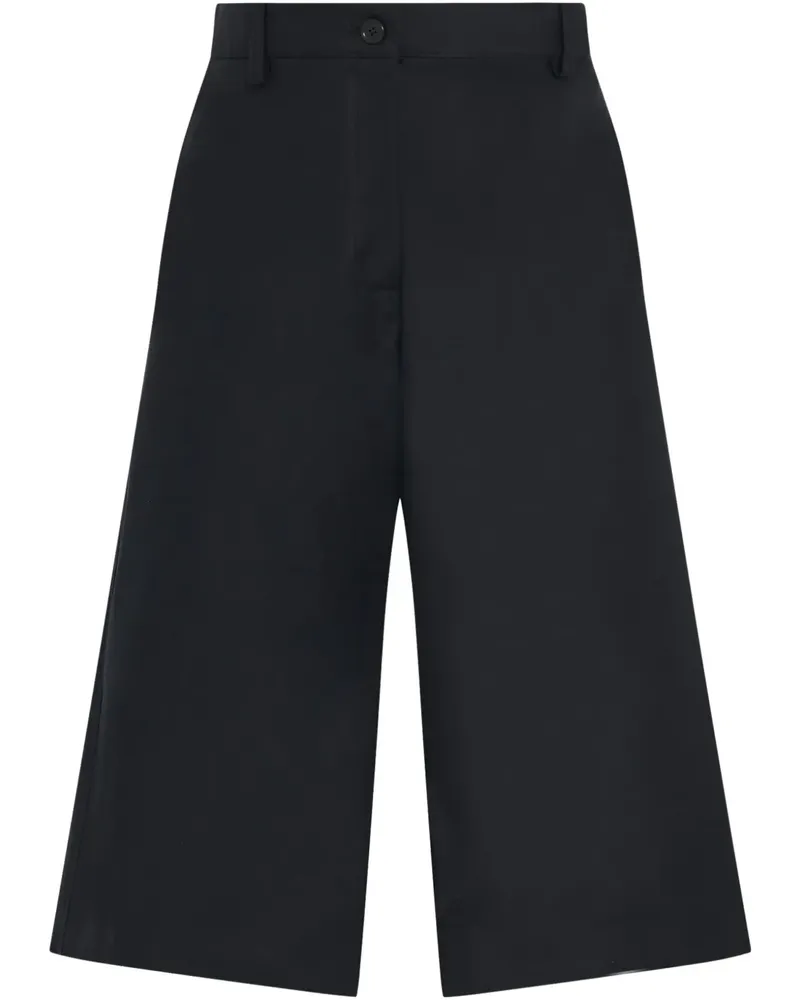 Rosetta Getty Bermudas mit weitem Bein - Schwarz Schwarz