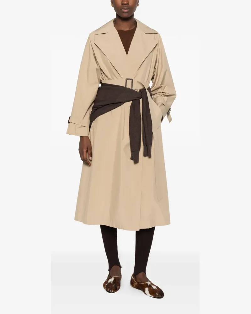 Max Mara WKDFatto Trenchcoat mit Gürtel - Nude Nude