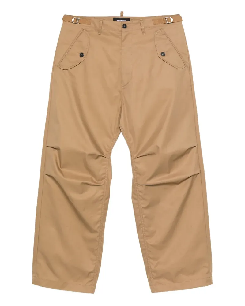 Dsquared2 gathered-knees cargo pants - Nude Nude